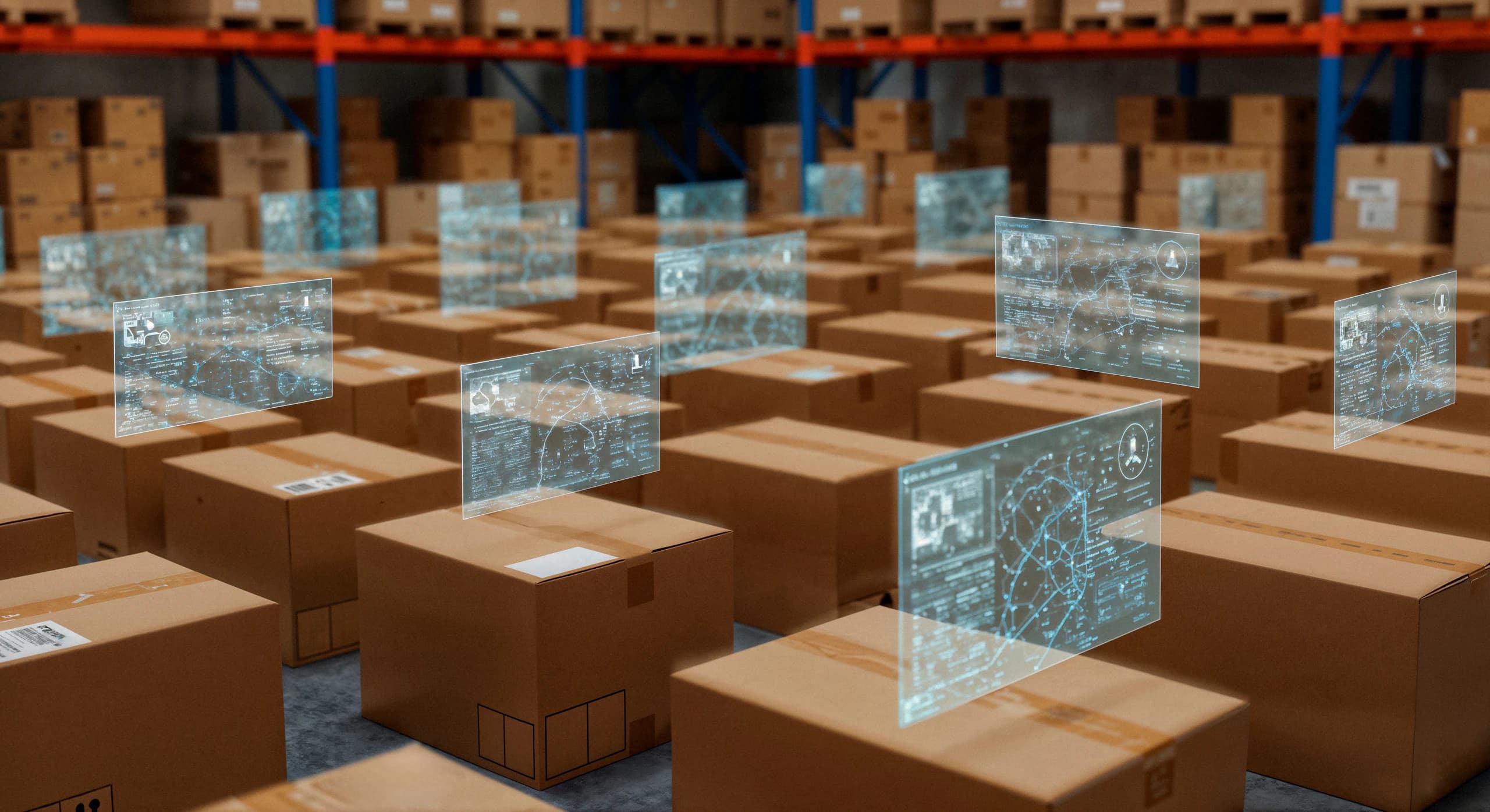 Warehouse operations with digital logistics overlays